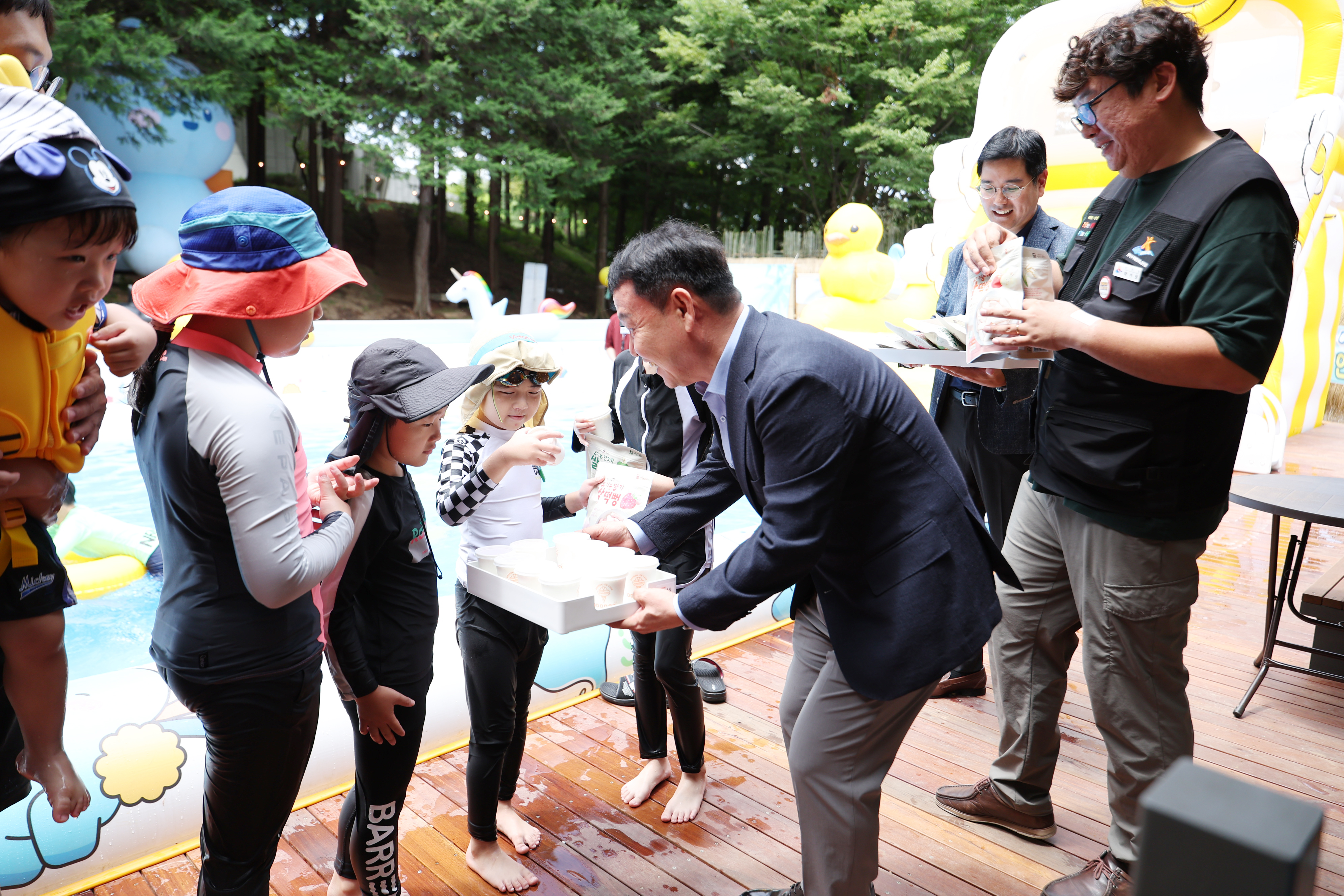 Daecheong Dam Office Visit to the Water Safety Education Center