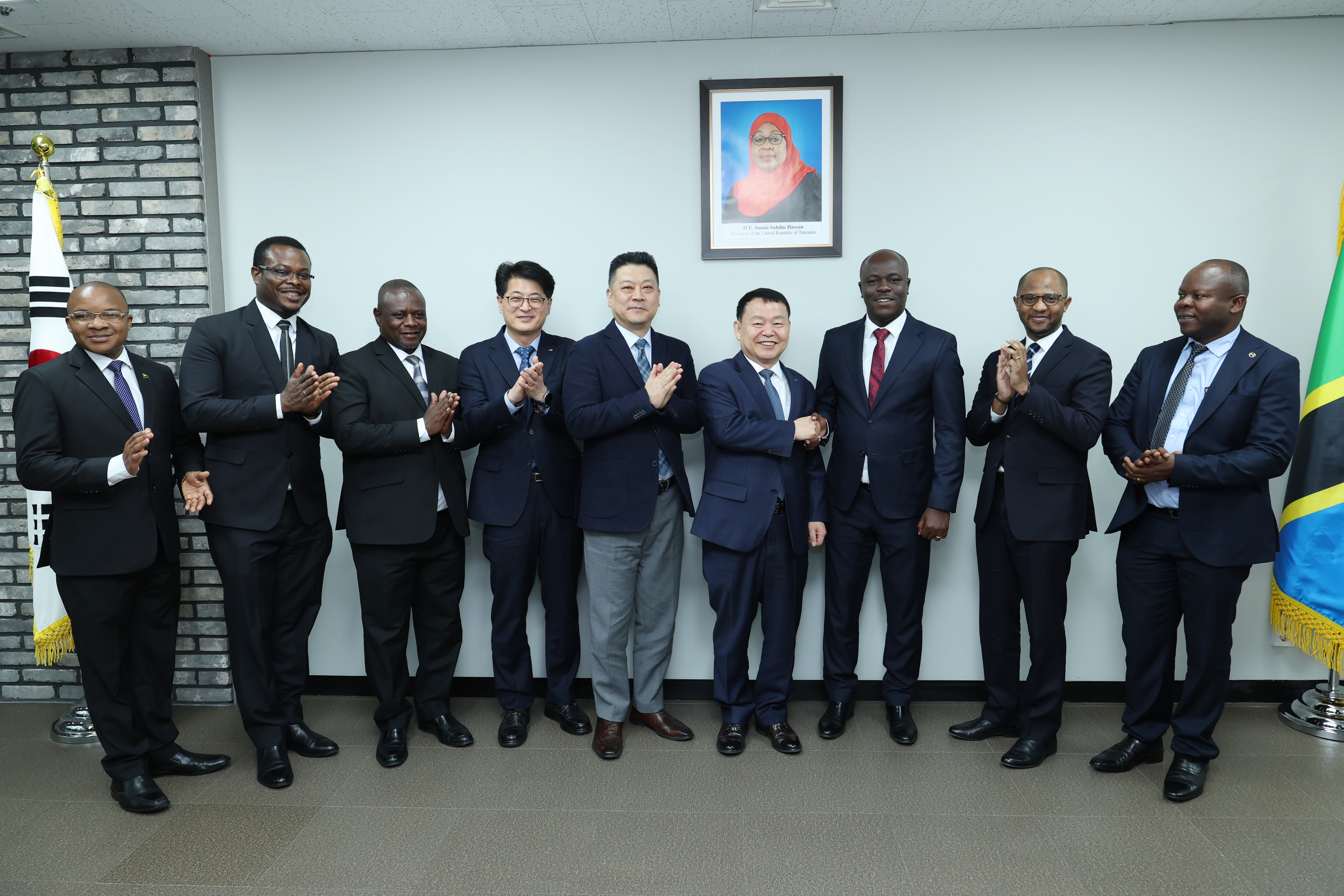 Meeting with the Tanzanian Minister