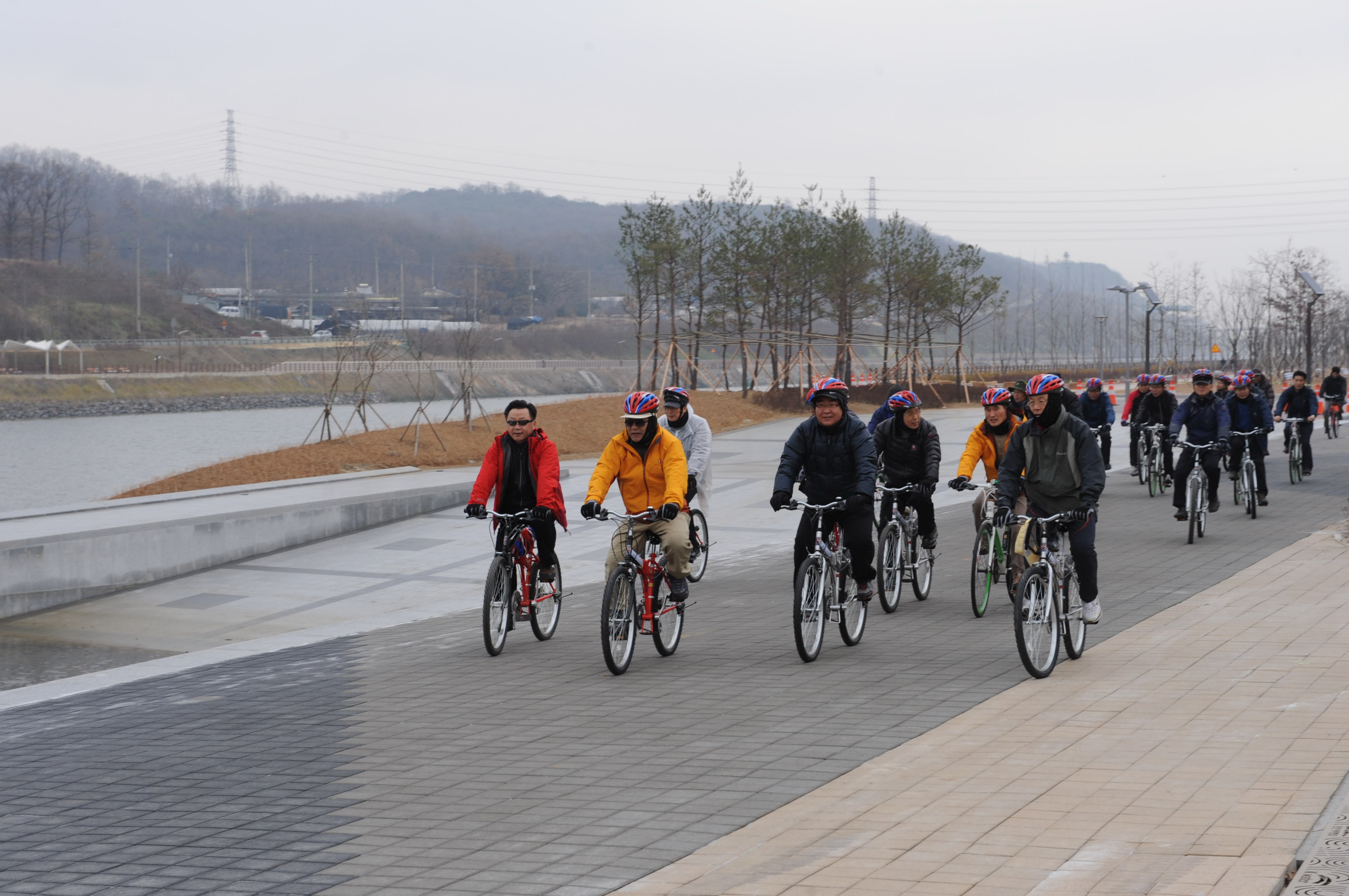 아라 자전거길 시범 개방행사 