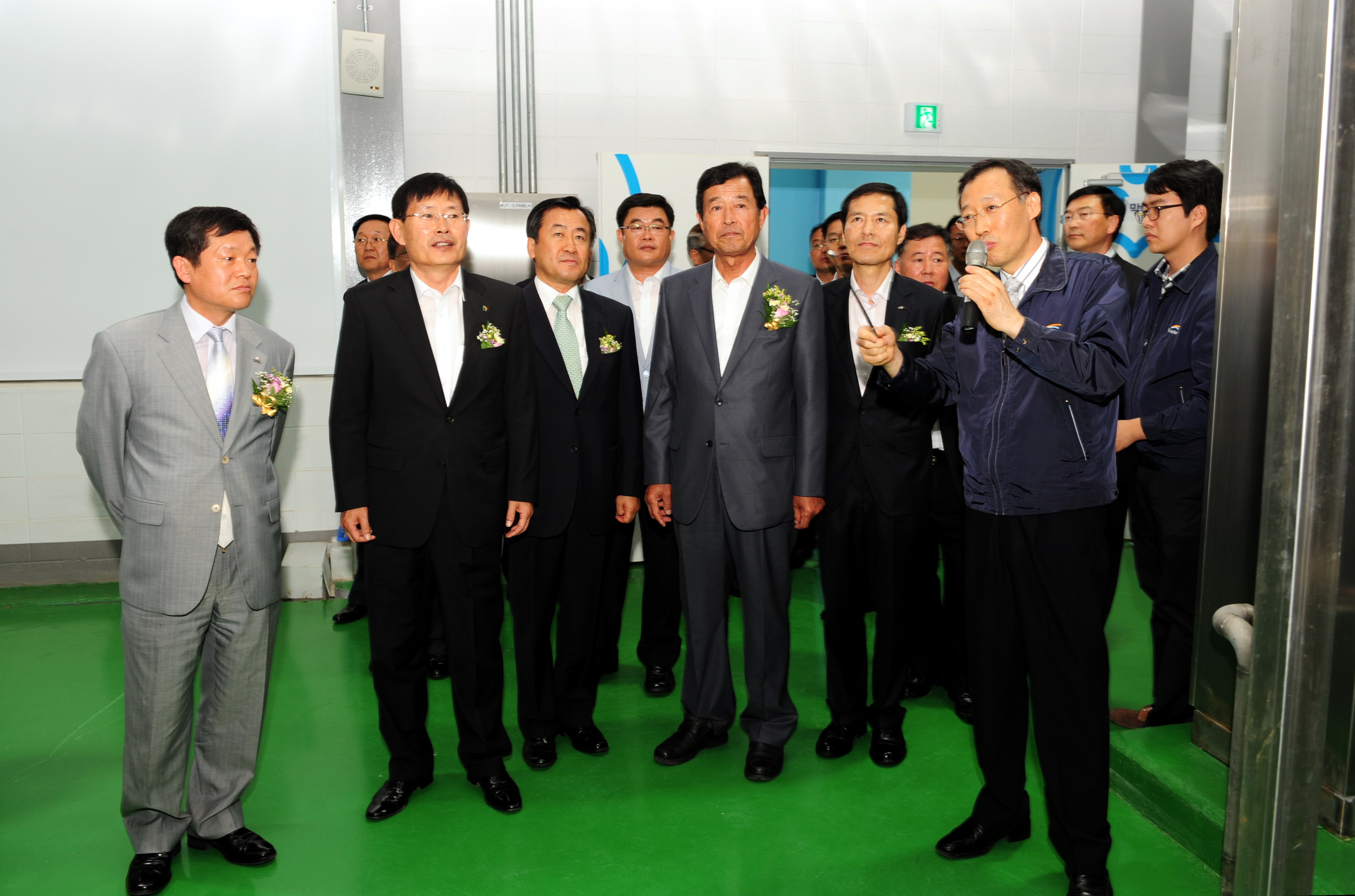 금산정수장 통수식 