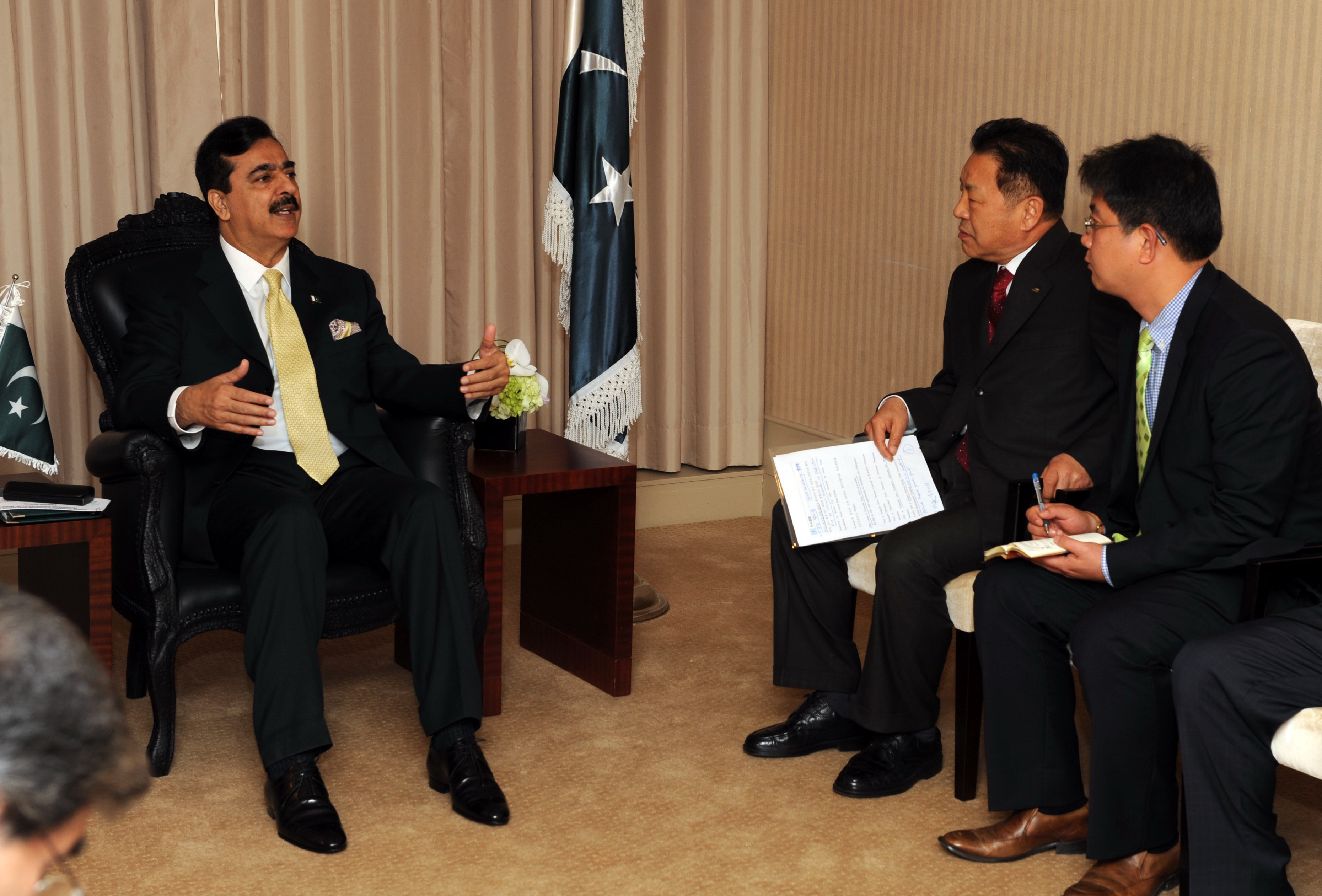파키스탄 총리 면담  이미지[1]