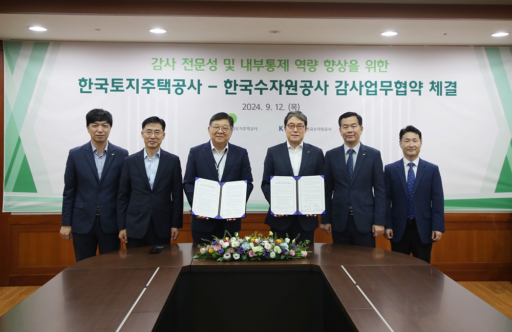 수자원공사, 토지주택공사와 투명 경영 강화 위해 감사기구 간 협력 나서 이미지[2]