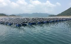 K-water, 충주댐(청풍호)에 수상 태양광발전소 준공!