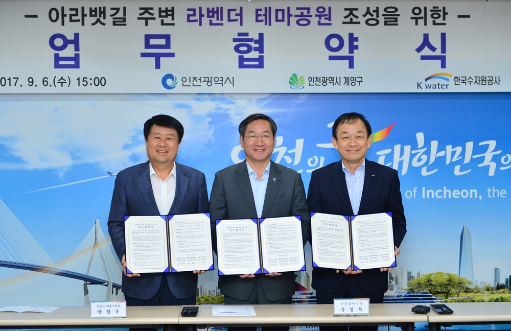 경인아라뱃길에 라벤더 꽃 테마공원 들어서 이미지[1]