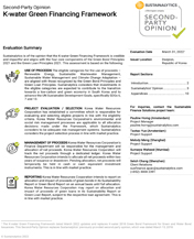 Second Party Opinion by Sustainalytics 2022