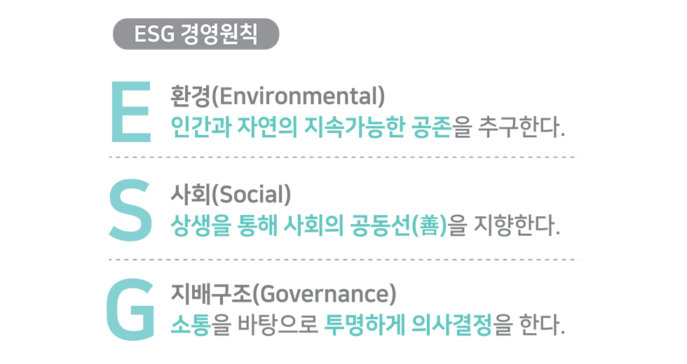 ESG 경영원칙