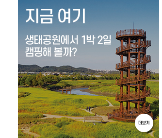 지금 여기 생태공원에서 1박 2일 캠핑해 볼까?